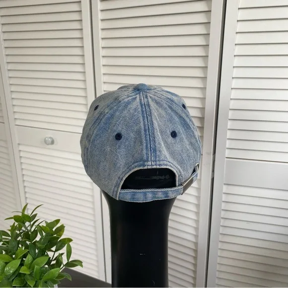 Guess Jeans Neon Denim Baseball Cap / Hat & Belt Bag / Fanny pack - Picture 4 of 7